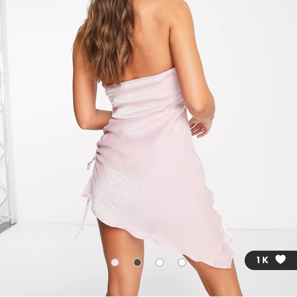 Pink Mini Cut Out Dress - Picture 2 of 7